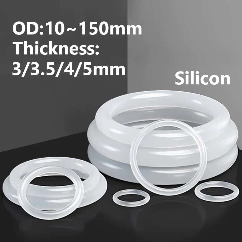 White Silicon Ring Food Grade — Swuffy