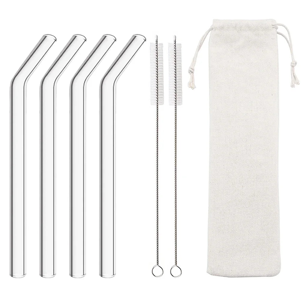 Reusable Glass Straws Eco Friendly — Swuffy