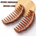 Natural Sandalwood Hair Comb Wide — Swuffy