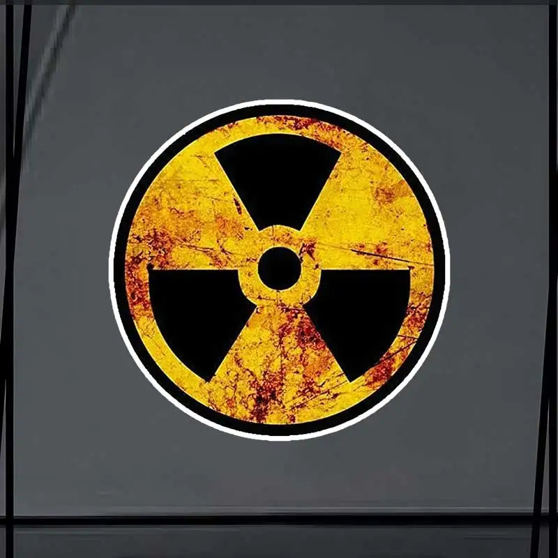 Nuclear Radiation Car Sticker Waterproof — Swuffy