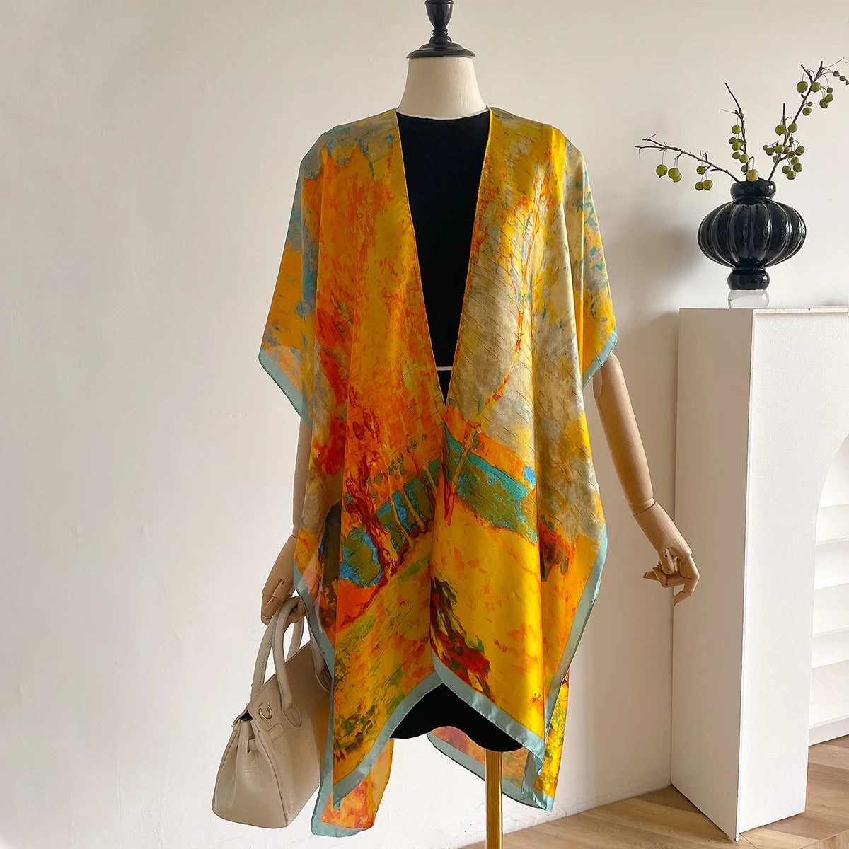 Summer Sunscreen Design Satin Silk — Swuffy