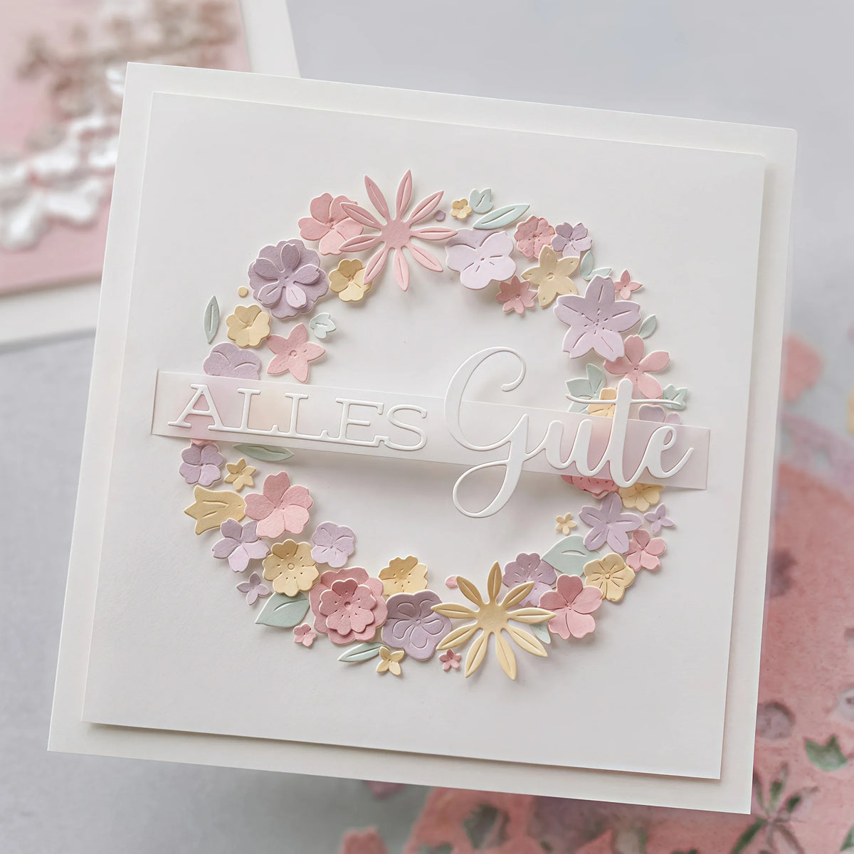 Floral Background Metal Cutting Dies — Swuffy