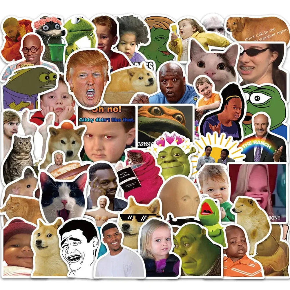 Funny Character Meme Stickers Toys — Swuffy