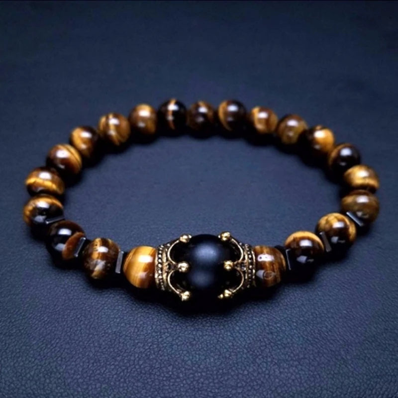 Tiger Eye Beaded Bracelet — Swuffy