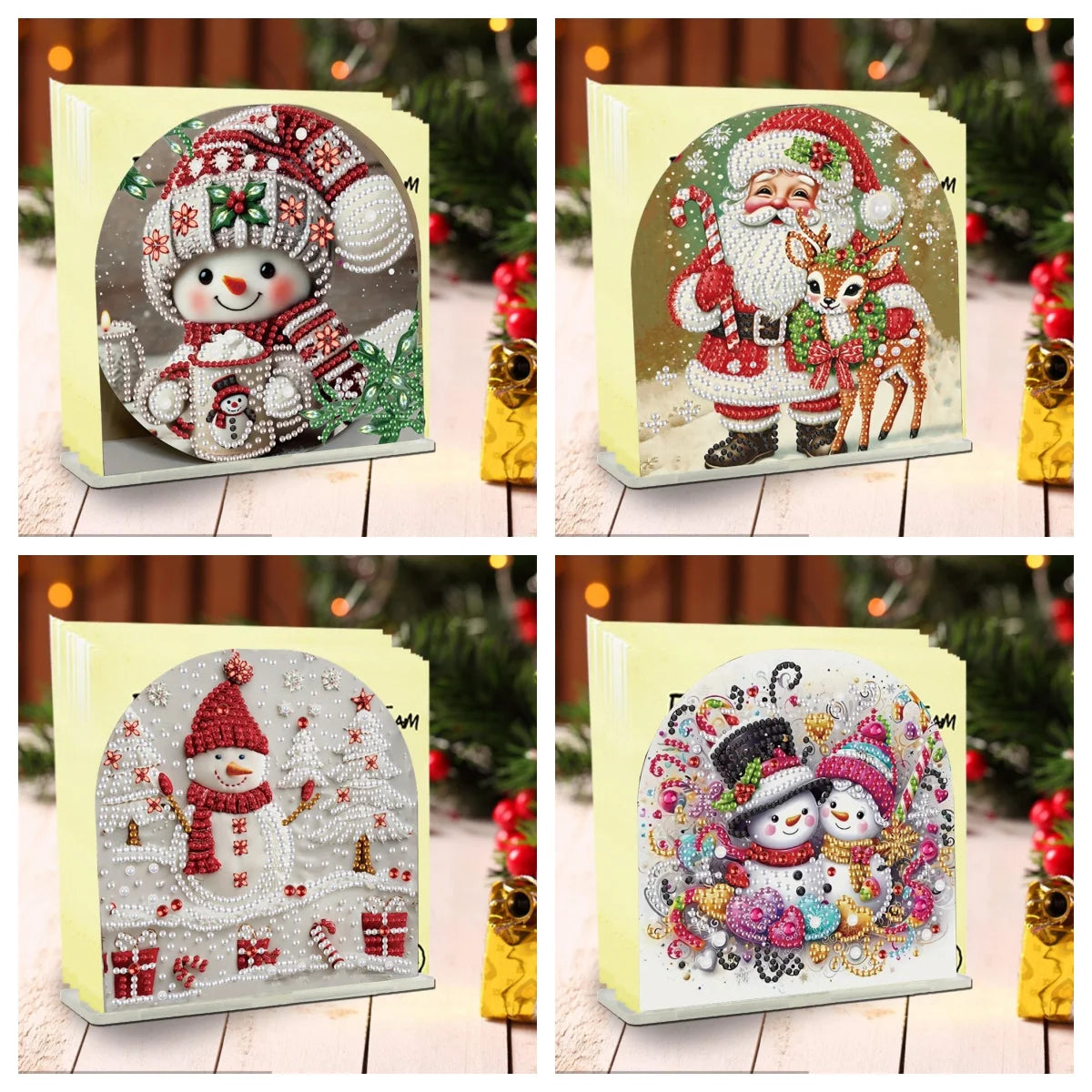 Christmas Diamond Art Tissue Holder — Swuffy