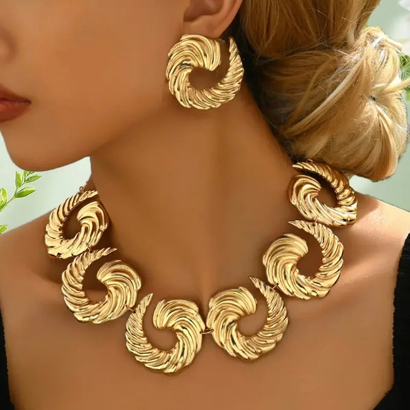 Spiral Necklace Pendant Chain Girls — Swuffy