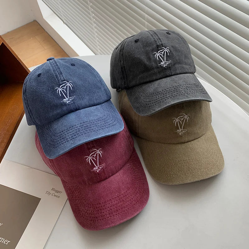 Vintage Washed Cotton Caps Coconut — Swuffy
