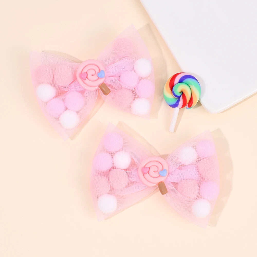 Popular Candy Mesh Hair Clips — Swuffy