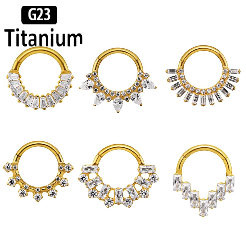 Astm Titanium Nose Rings Earrings — Swuffy