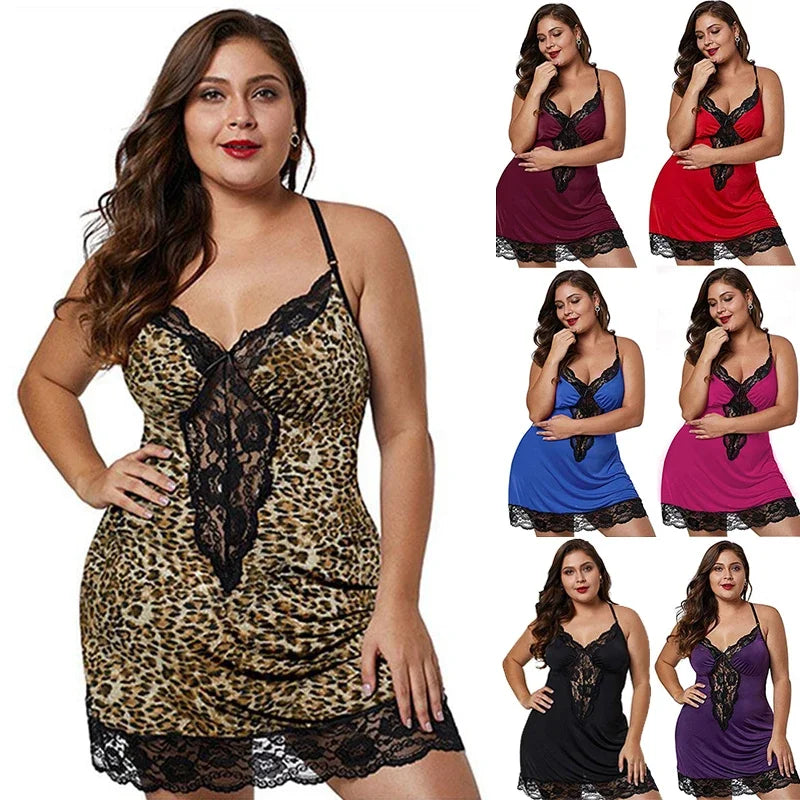 Spaghetti Straps Nightgowns Lace Sexy — Swuffy
