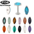 Titanium Ear Stud Internal Thread — Swuffy