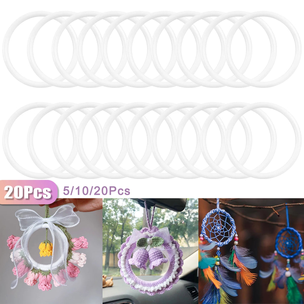 Plastic Rings Hoops Crafts Dream — Swuffy