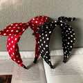 Vintage Red Hairband Versatile Bow — Swuffy