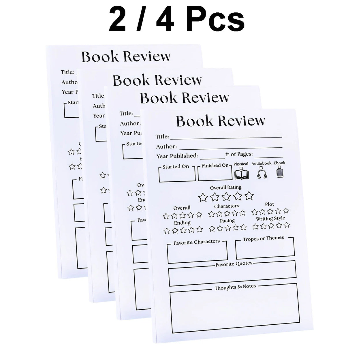 Funny Book Review Notepad Perfect — Swuffy