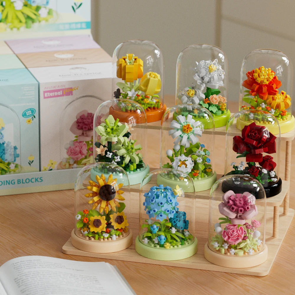 Eternal Flower Bouquet Bonsai Potted — Swuffy