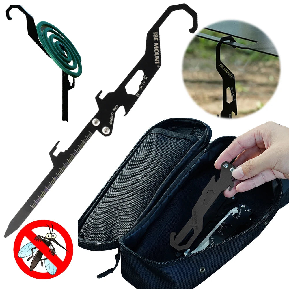 Foldable Camping Stakes Outdoor Tarp — Swuffy