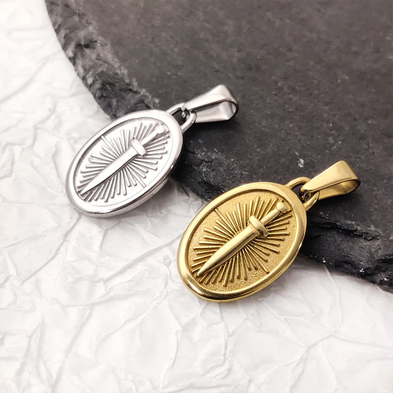 Punk Jewelry Sword Pendant Necklace — Swuffy