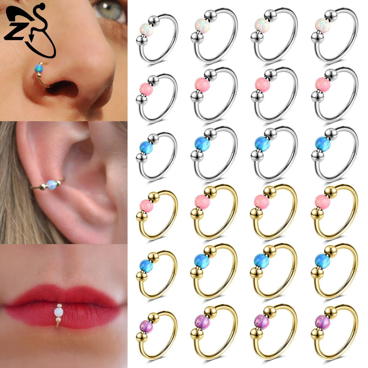 Zs Stainless Steel Nose Ring — Swuffy