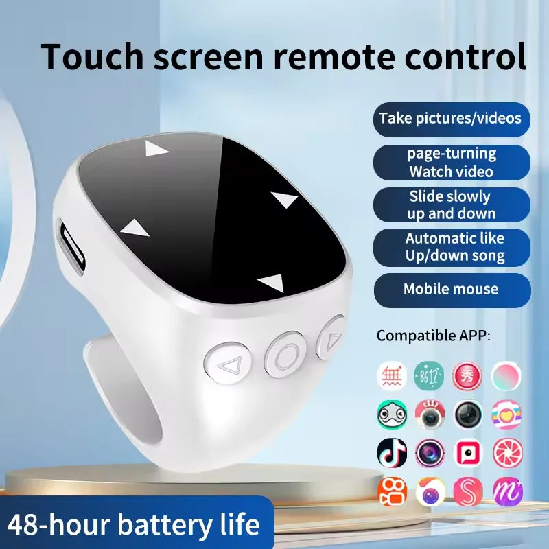Tiktok Scrolling Ring Bluetooth Fingertip — Swuffy