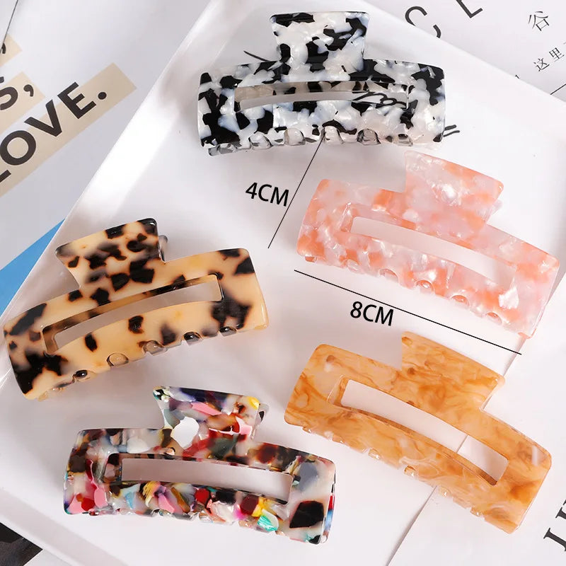 Acetate Acrylic Hair Claw Elegant — Swuffy