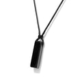 Black Tourmaline Necklace Black Obsidian — Swuffy