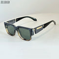 Square Sunglass Vintage Sunglasses Retro — Swuffy