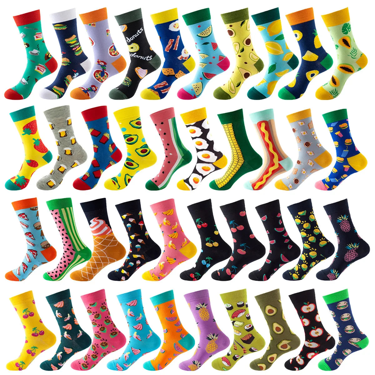 Fruit Socks Couple Matching Hip — Swuffy