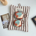 Retro Blue Orange Smudging Contrast — Swuffy