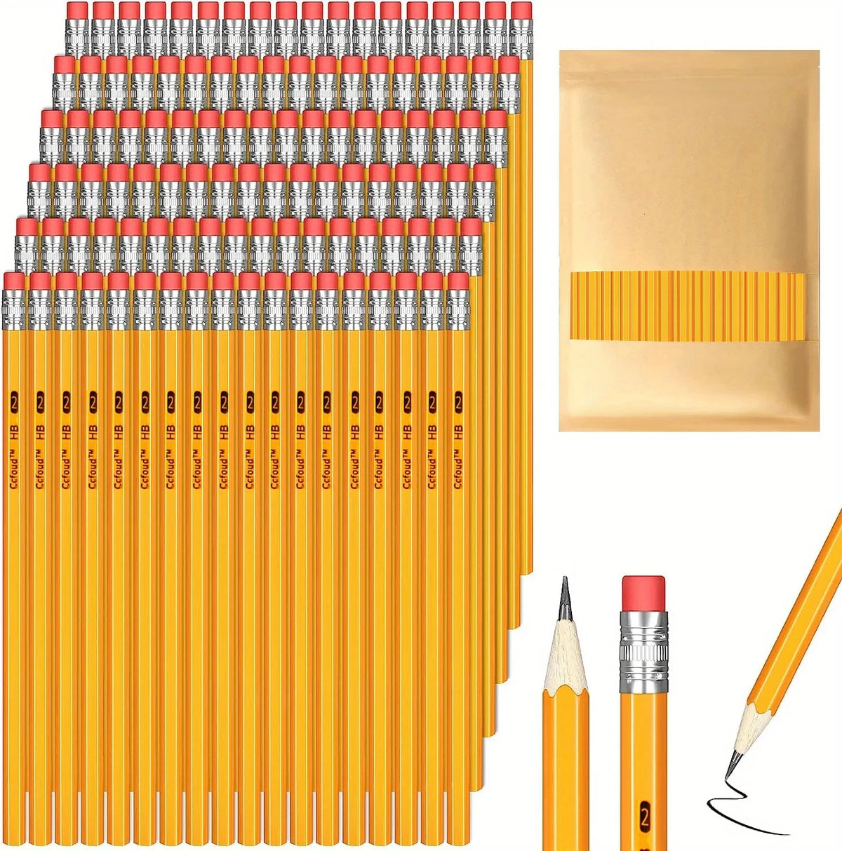 Pencils Eraser Top Pencils Drawing — Swuffy