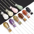 Natural Stone Perfume Bottle Necklace — Swuffy