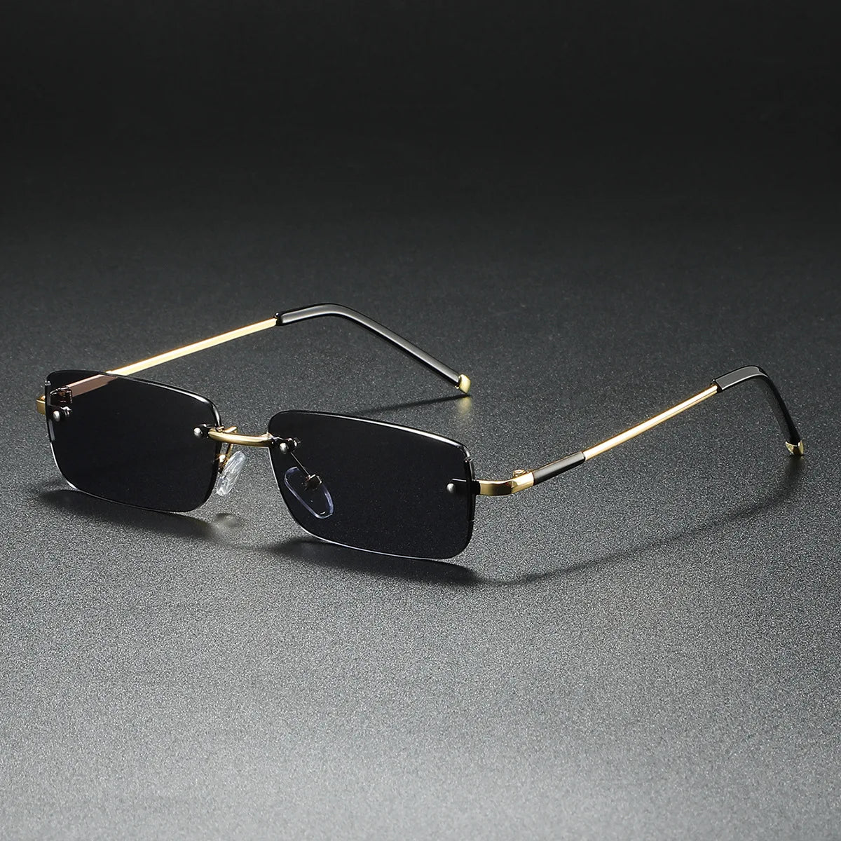 Rectangle Vintage Sunglasses Square Classic — Swuffy