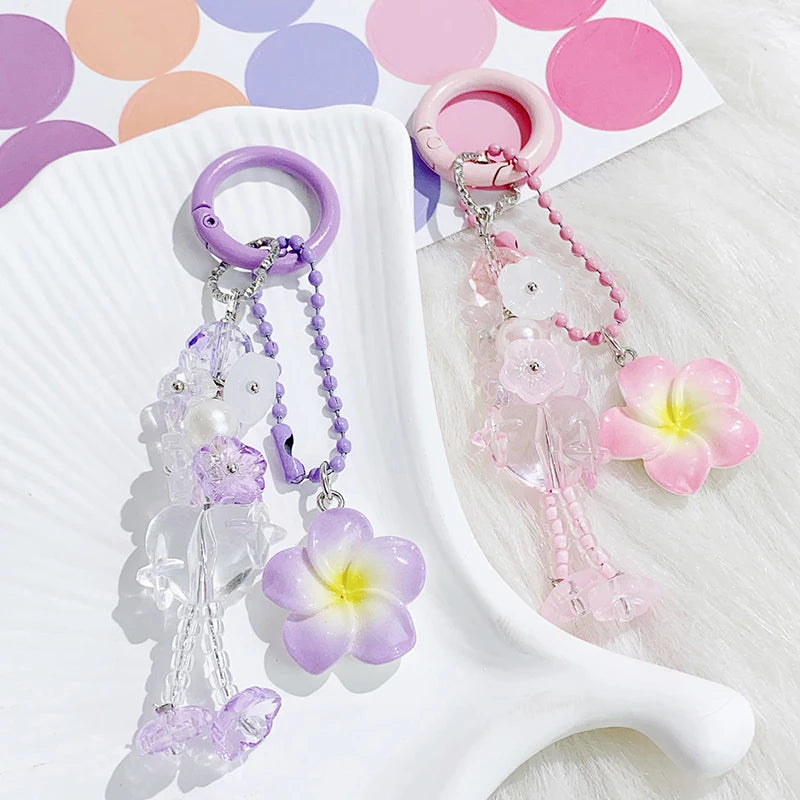 Sweet Flower Keychain Flower Keyring — Swuffy