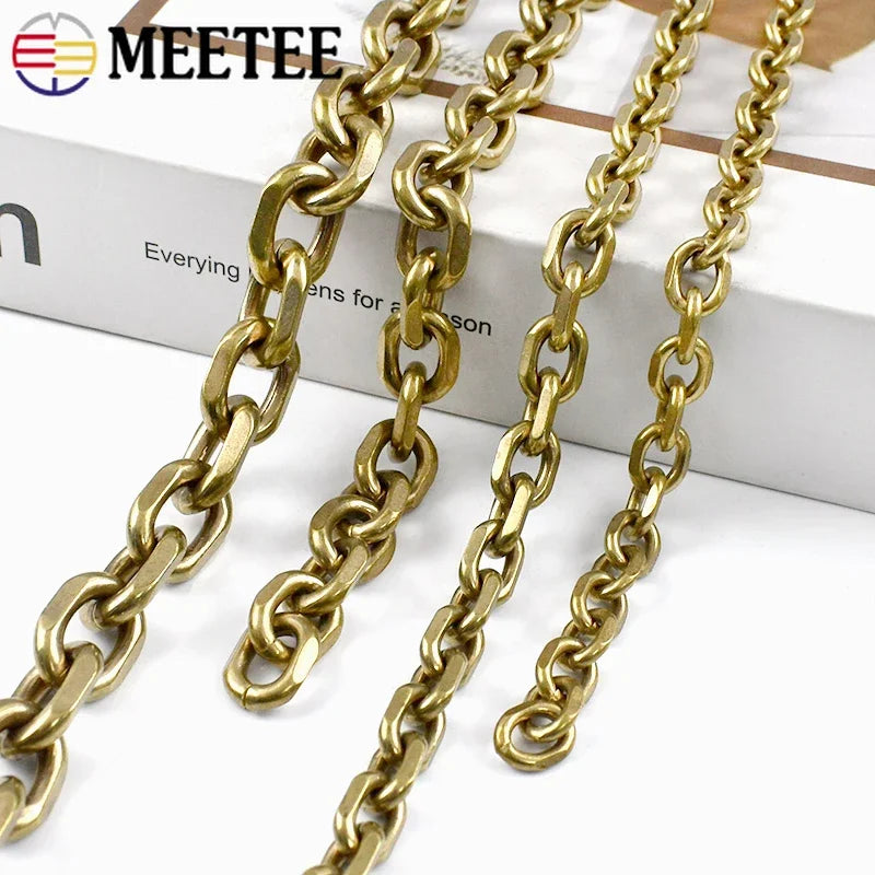 Solid Brass Metal Chain Belt — Swuffy