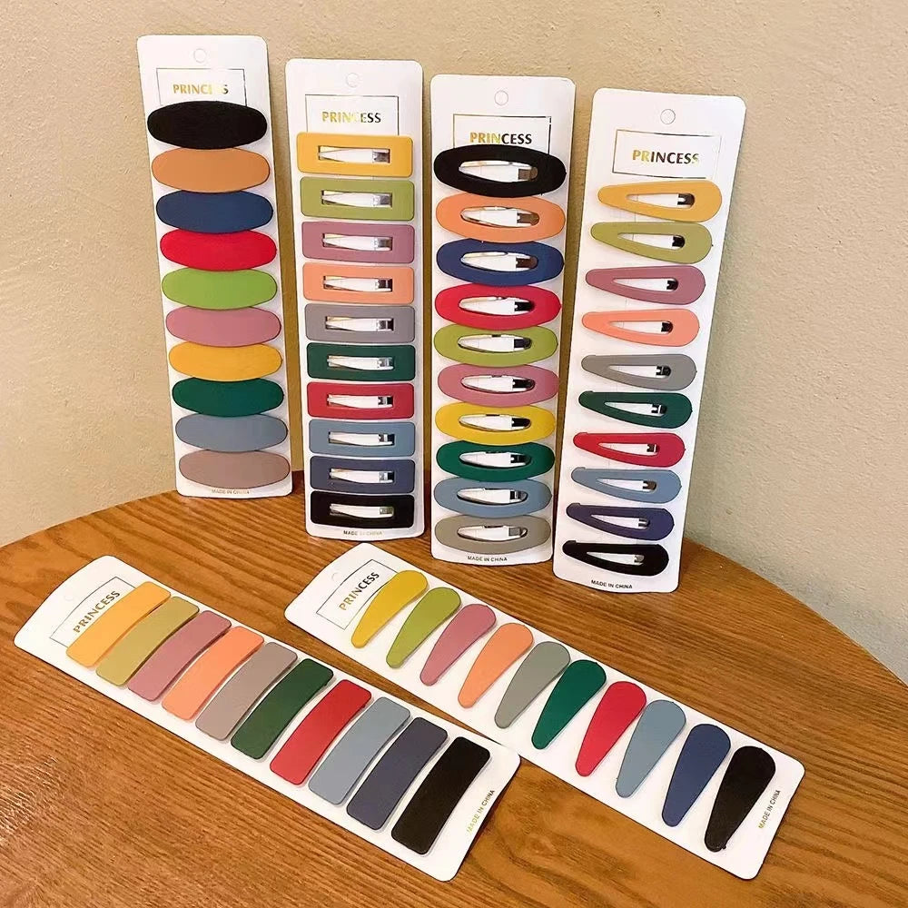 Frosted Morandi Hair Clip Simplicity — Swuffy