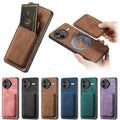 Leather Magnetic Wallet Case Xiaomi — Swuffy