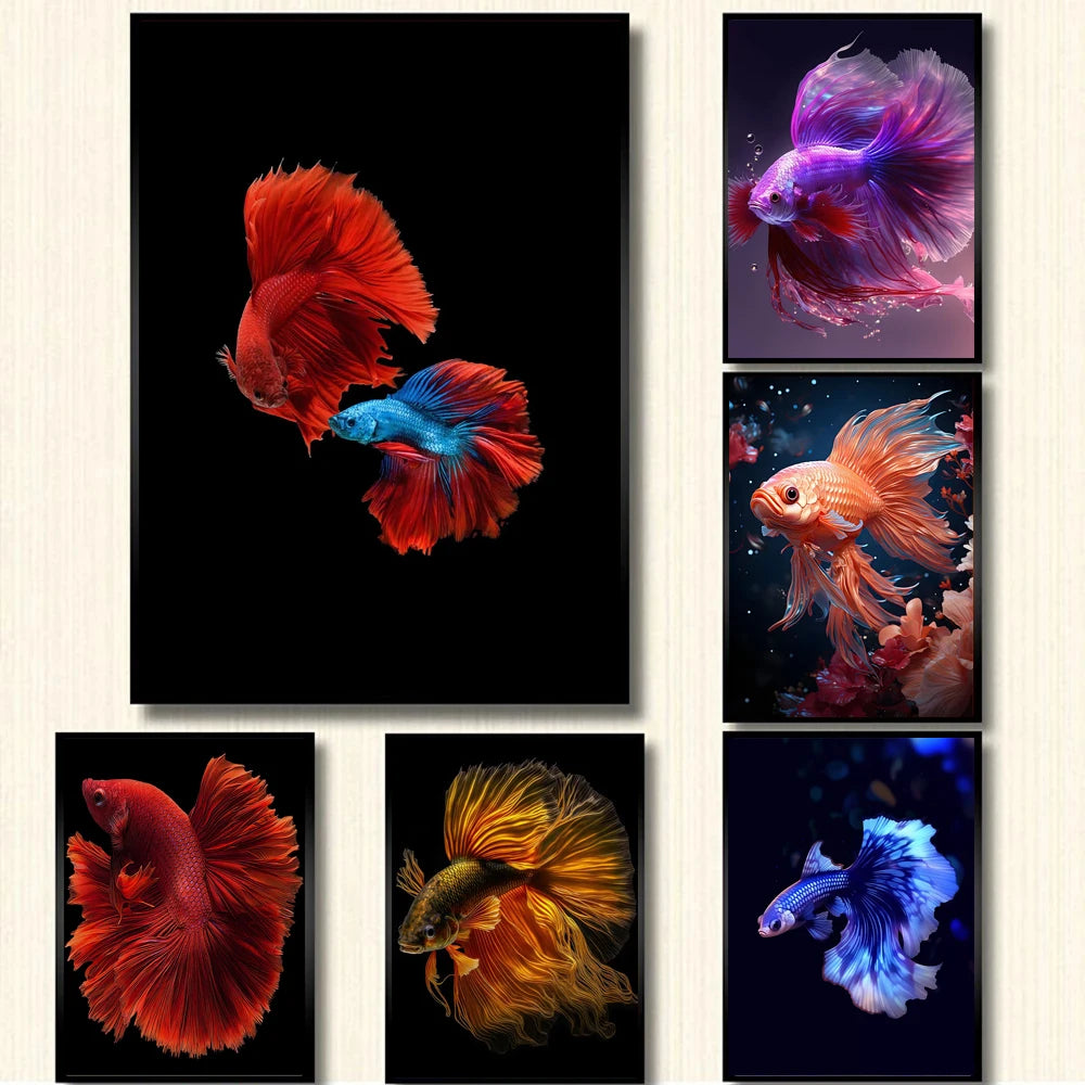 Abstract Underwater World Fish Koi — Swuffy