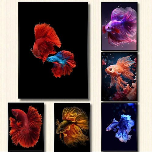 Abstract Underwater World Fish Koi — Swuffy