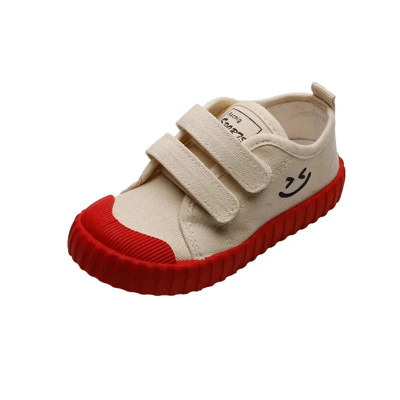 Kids Smiley Canvas Shoes — Swuffy