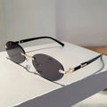 Rimless Cat Eye Glasses Lightweight — Swuffy