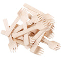 Wooden Forks Inch Disposable Wooden — Swuffy