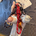 Resin Bird Wood Keychain — Swuffy
