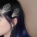 Alloy Crystal Skeleton Hand Hairpin — Swuffy