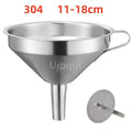 Stainless Steel Funnel Metal Wide — Swuffy