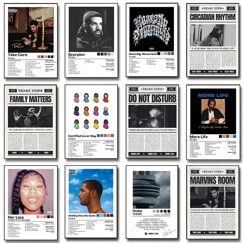Famous Pop Rapper Drake Album — Swuffy