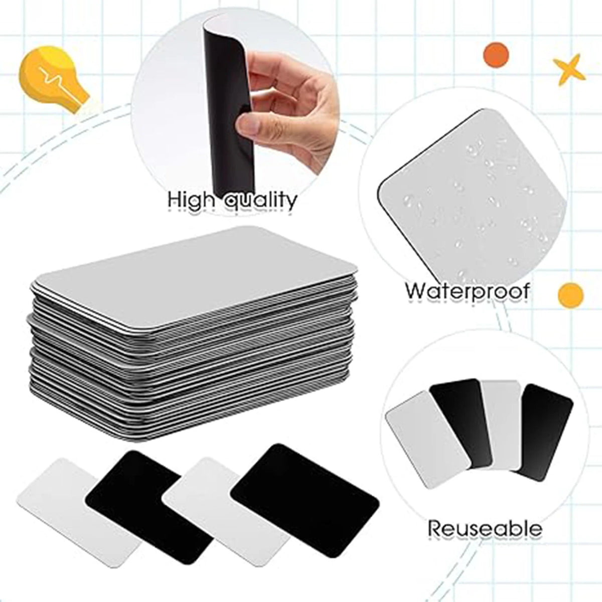 Reusable Magnetic Labels — Swuffy