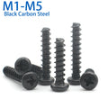 Black Carbon Steel Cross Recessed — Swuffy