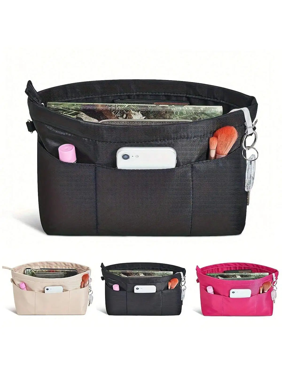 Nylon Purse Organizer Tote Handbag — Swuffy