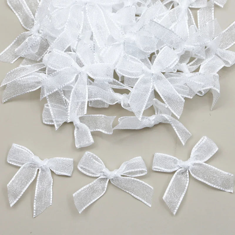 Organza Ribbon Bow Christmas Bows — Swuffy