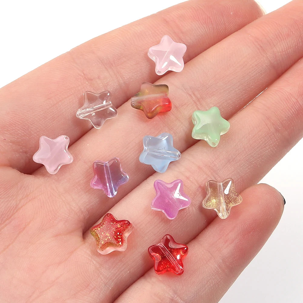 Glass Beads Starfish Star Beads — Swuffy