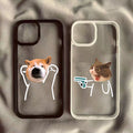 Cat & Dog Couple Phone Case — Swuffy